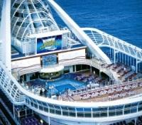 Island Princess Top of View